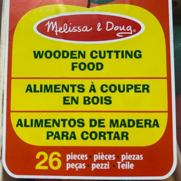 Melissa & Doug Wooden Cutting Food Play Set - Picture 2 of 4